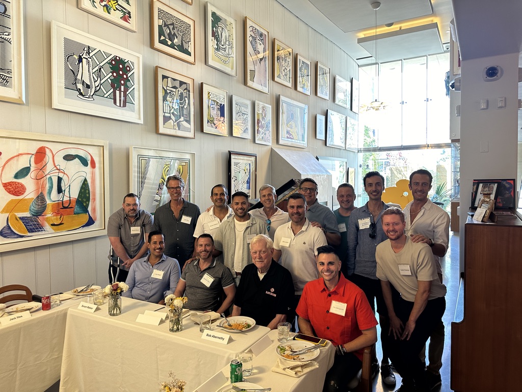 CSDI group gathering at art-filled venue